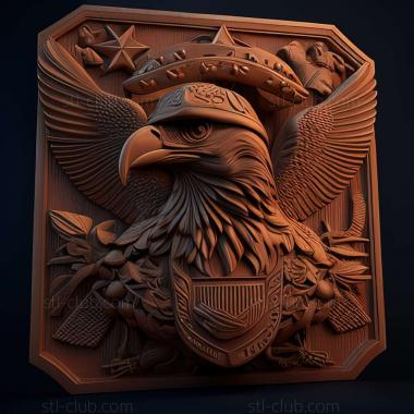 3D модель Американки (STL)